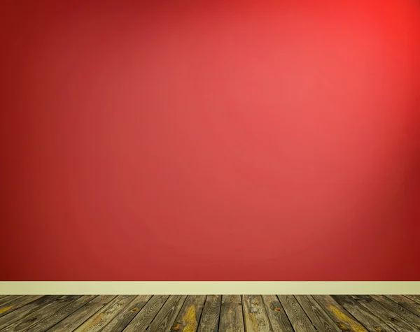 Red Empty Room Background — Stock Photo, Image
