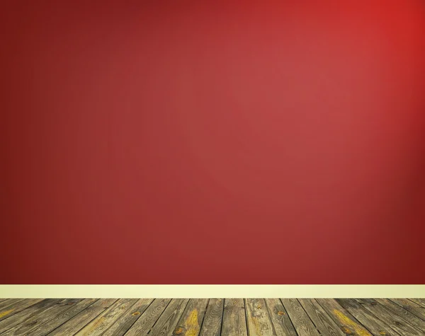 Red Empty Room Background — Stock Photo, Image