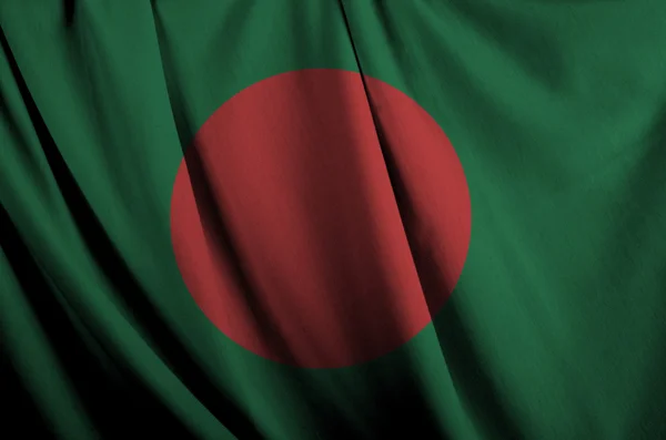 Bangladesh schwenkt Flagge — Stockfoto