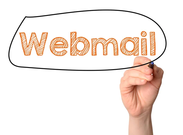Beyaz tahta üzerinde el yazısı Webmail