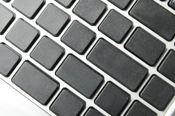 Close up of keyboard of a modern laptop — Stock Photo, Image