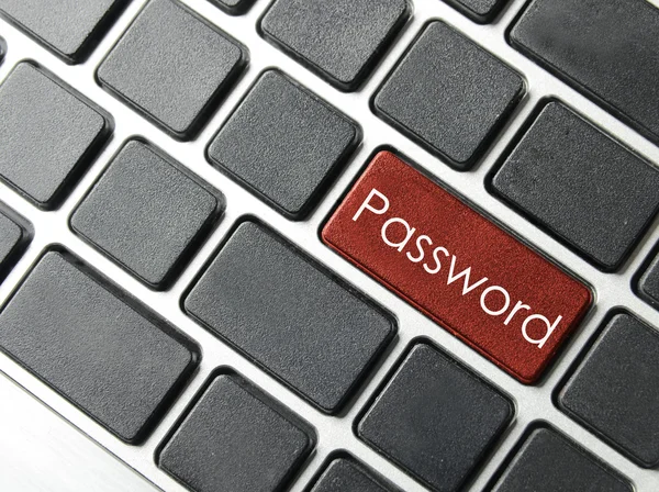 Chiave password rossa — Foto Stock
