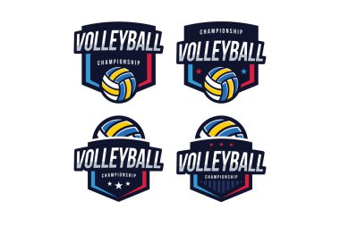 Voleybol Logo Rozet