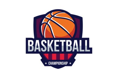 Basketbol logo rozet