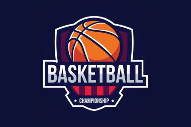 Basketbol logo rozet