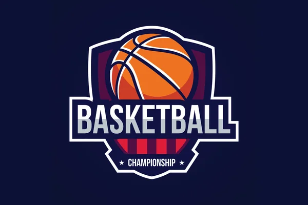 Basketbol logo rozet