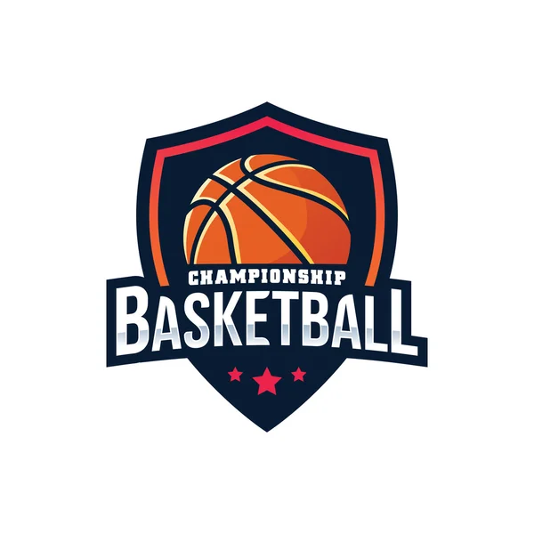 Logos von Basketballturnieren — Stockvektor