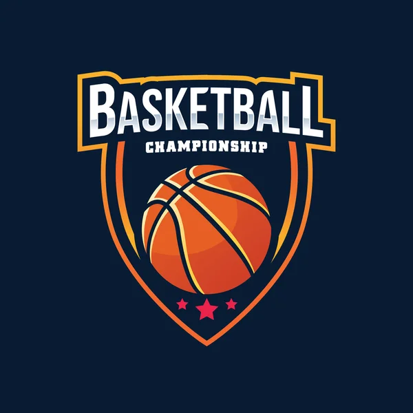 Logos del torneo di basket — Vettoriale Stock
