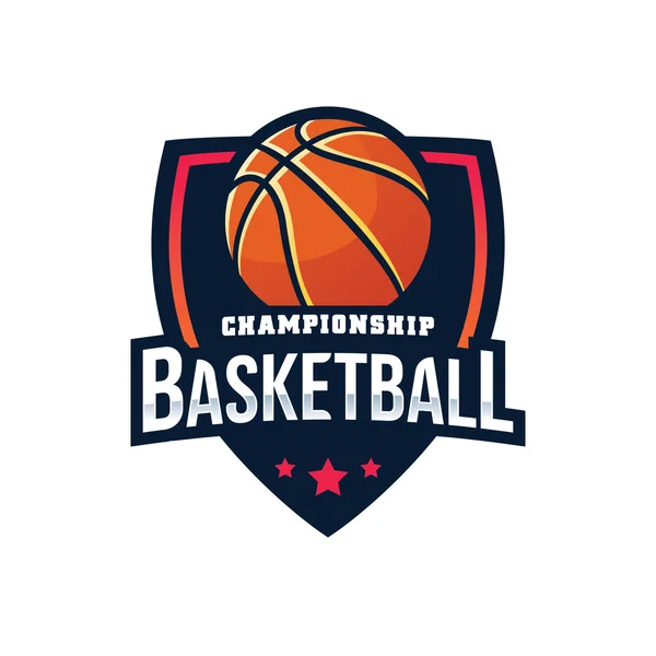 Logo turnieju koszykówki — Wektor stockowy
