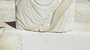 POMPEII (Pompei), İtalya, 16 Nisan 2024 - Via dell 'Abbondanza, Pompeii, Napoli, Campania, İtalya