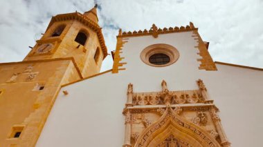 TOMAR, Portekiz, 14 Mayıs 2024 - Tomar, Leiria, Portekiz 'deki Aziz John Kilisesi