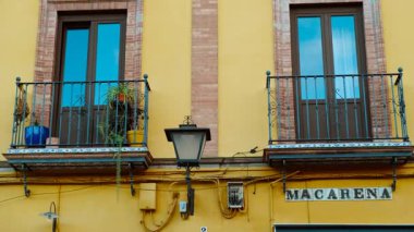 Macarena Bölgesi Seville, Andalucia, İspanya, canlı bir mahalle, kültür, tarih ve ünlü Bazilika de la Macarena