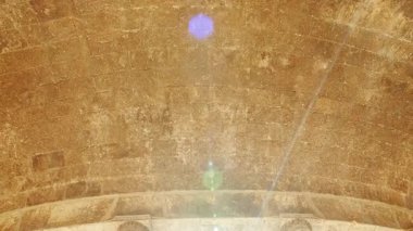 Grand ANADA, İspanya, 23 Kasım 2023 - Alhambra Sarayı - Rönesans İyonik sütunları, Granada, Anadalucia, İspanya