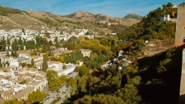 Albaicin, Albayzin bölgesi, Alcazaba Sarayı ve V. Charles Sarayı, Alhambra Sarayı, Granada, Endülüs, İspanya, bir Fas başyapıtı
