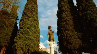 Santuario de Nuestra Senora de La Cinta, Huelva, Andalucia, İspanya 'da dingin bir mabet, manevi önemi için saygı duyulan.