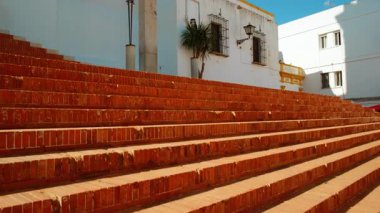AYAMONTE, Huelva, İspanya, 23 Ekim 2023 - Iglesia de Nuestra Senora de las Angustias in Ayamonte, Huelva, Endülüs, İspanya