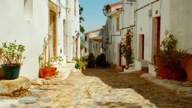 Castelo de Vide, Alentejo, Portekiz 'in beyaz yıkanmış caddelerinde dolaşarak büyüleyici bir tarih ve güzellik labirenti yolculuğuna çıktı.