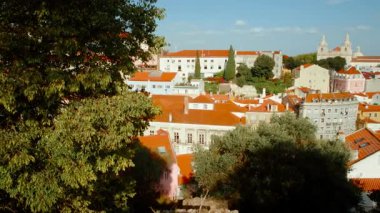 Mosteiro de Sao Vicente de Fora manastırının ve Lizbon, Portekiz 'deki Ulusal Panteon' un çekimleri.