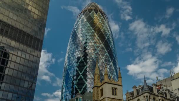 Le Gherkin et la ville Timelapse — Video