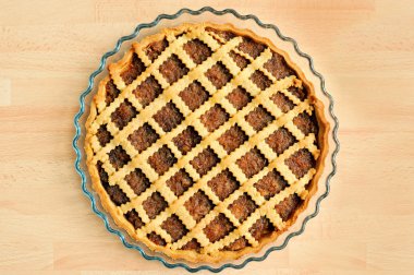 gül yaprakları reçelli turta