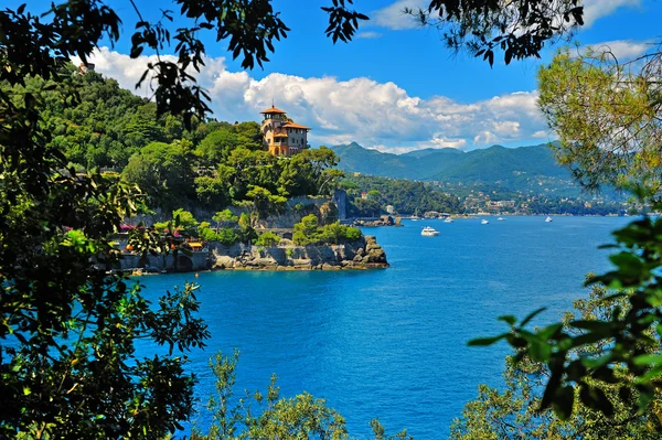 Villor nära Portofino i Italien — Stockfoto