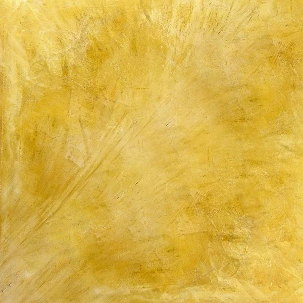 Texture décorative en plâtre jaune brillant — Photo