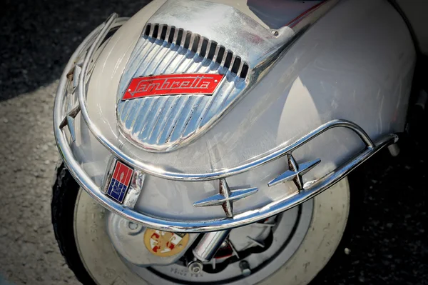 Detalhe f design Lambretta - scooter italiano icônico . — Fotografia de Stock