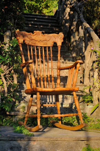 Ancient Italian rocking chair — Stock Photo, Image