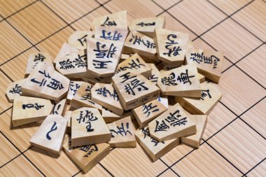 Shogi go oyunu.