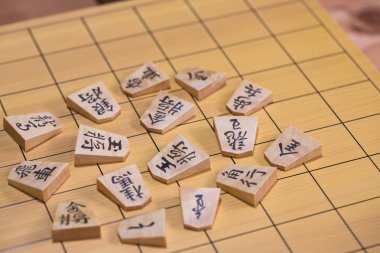 Shogi go oyunu.