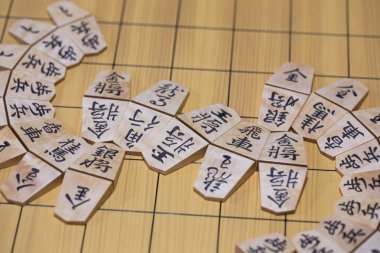 Shogi go oyunu.