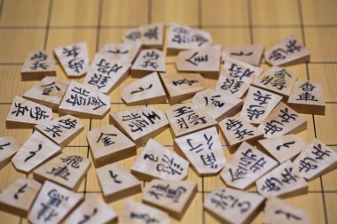 Shogi go oyunu.