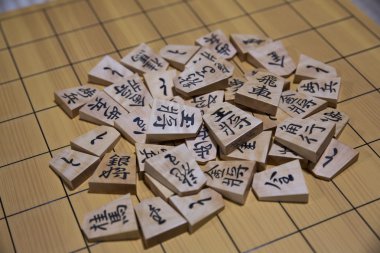 Shogi go oyunu.
