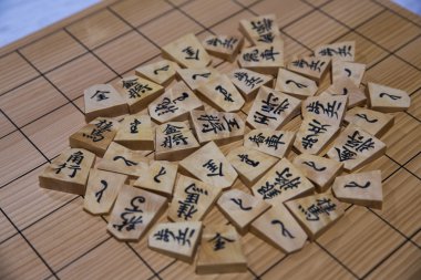 Shogi go oyunu.