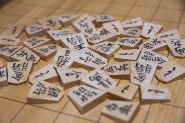 Shogi go oyunu.