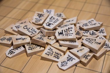 Shogi go oyunu.
