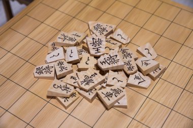 Shogi go oyunu.