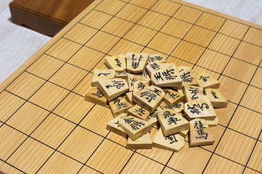 Shogi go oyunu.