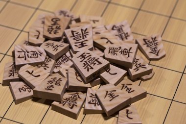 Shogi go oyunu.