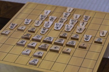 Shogi go oyunu.