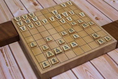 Shogi go oyunu.