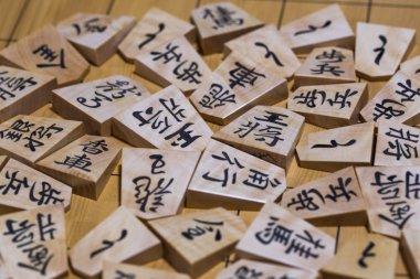 Shogi go oyunu.