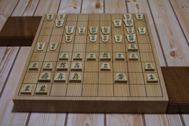 Shogi go oyunu.