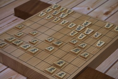 Shogi go oyunu.