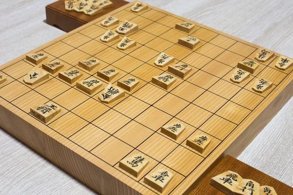 Spel van go van de shogi. — Stockfoto