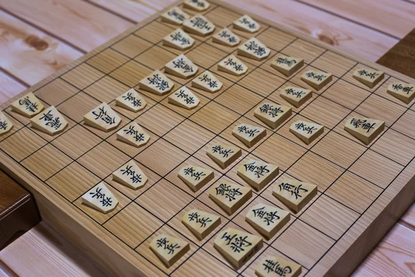 Gioco di go dello shogi . — Foto Stock