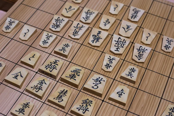 Spel van go van de shogi. Stockfoto