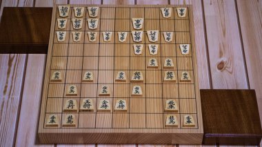Shogi go oyunu.