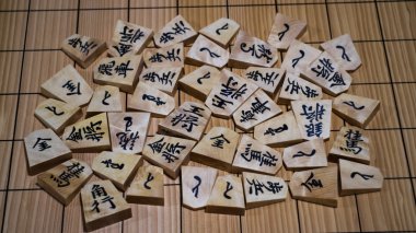 Shogi go oyunu.