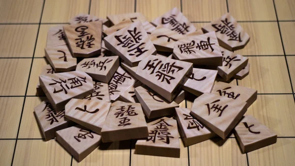 Gioco di go dello shogi . — Foto Stock